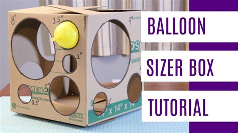 Balloon Sizer Box Template